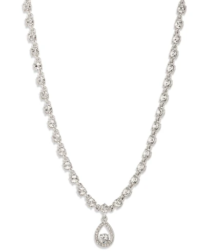 Givenchy Glass Stone Gold-Tone Pear Pendant Necklace