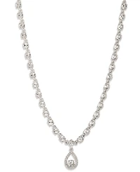 Givenchy Glass Stone Gold-Tone Pear Pendant Necklace