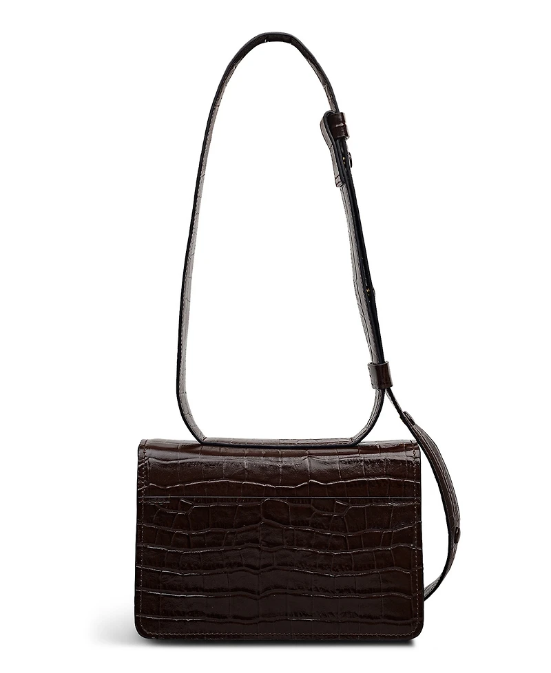 Radley London The Belsize Croc Small Flapover Shoulder Bag