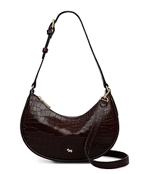 Radley London Heath Crescent Croc Small Ziptop Shoulder Bag