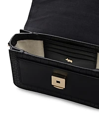 Radley London Albert Road Croc Mini Flapover Crossbody Bag