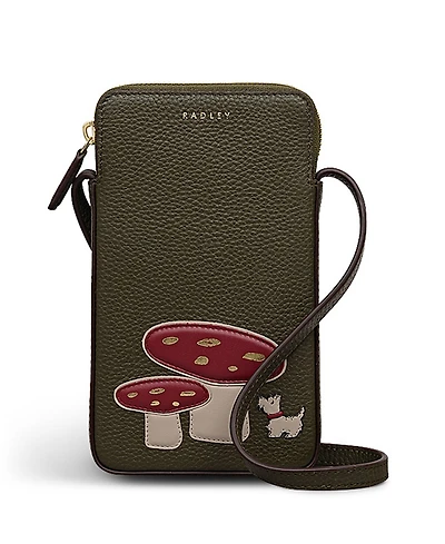 Radley London Mushroom Mate Mini Phone Crossbody Bag