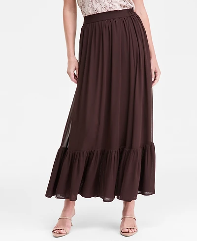 I.n.c. International Concepts Women's Chiffon Maxi Skirt, Macy's Exclusive