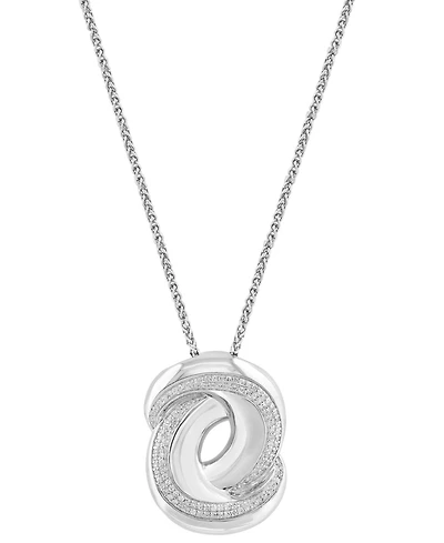 Effy Collection Diamond Pendant Necklace (1/3 ct. t.w.) in Sterling Silver