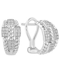 Effy Collection Diamond Drop Earrings (1/3 ct. t.w.) in Sterling Silver