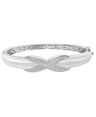 Effy Collection Diamond Bangle (3/4 ct. t.w.) in Sterling Silver