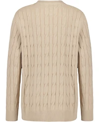 Tommy Hilfiger Boys 2T-7 Crewneck Cable Knit Sweater