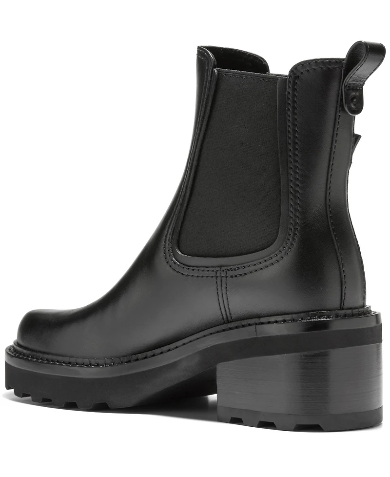 Cole Haan Women's Shibley Almond Toe Lug Buckle Booties