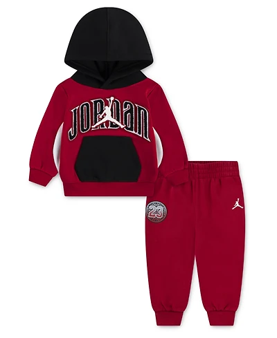 Jordan Baby Boys 2-Piece Gametime Fleece Hoodie and Joggers Set