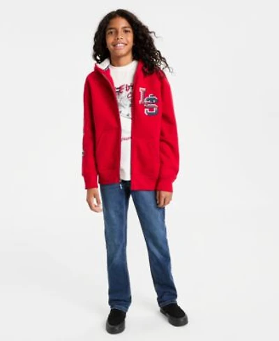 Levis Big Boys Zip Hoodie T Shirt 511 Slim Fit Stretch Performance Jeans