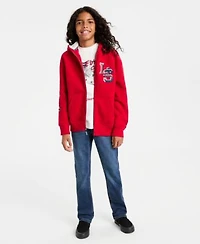 Levis Big Boys Zip Hoodie T Shirt 511 Slim Fit Stretch Performance Jeans