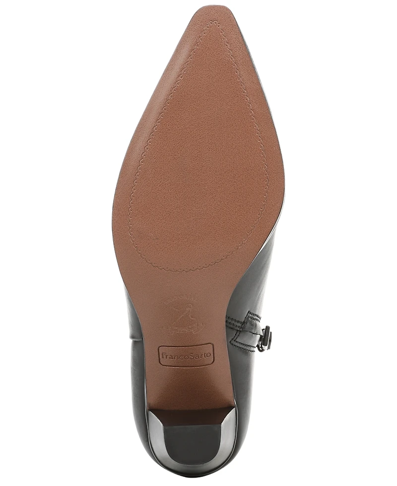Franco Sarto Women's Josiah Pointed Toe Zip Short Boots