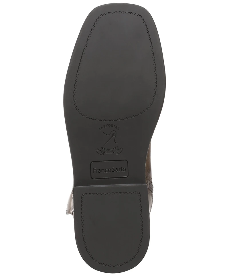 Franco Sarto Women's Pavla Square Toe Zip Short Boots