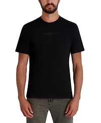 Karl Lagerfeld Paris Men's Short Sleeve Crewneck Logo T-Shirt