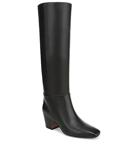 Franco Sarto Women's Sorelina Wide Calf Square Toe Zip Tall Boots