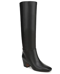 Franco Sarto Women's Sorelina Wide Calf Square Toe Zip Tall Boots