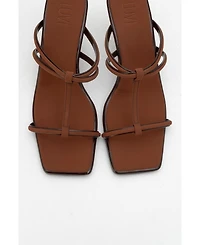 Prologue Shoes Mocha Strap Heel Sandal (Women)