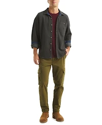 Nautica Men's Pique Double Knit Long Sleeves Shirt