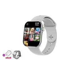 Ruxing Smart 1.85" Amoled Smart Watch With Bluetooth Calling, Health Monitoring,Sport Modes,4GB for Women Men -Pink