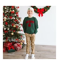 Sweet Wink Little and Big Boys Merry Patch Christmas Knit Sweater