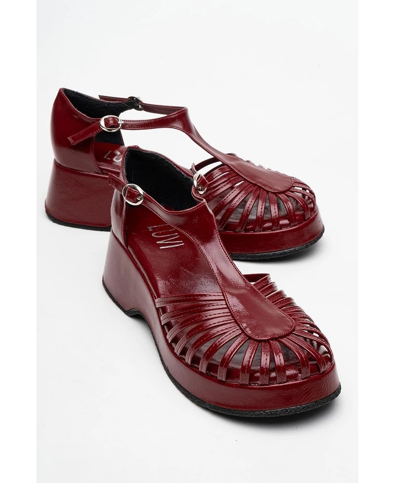 Prologue Shoes Aniel Platform Wedge Sandal (Women)