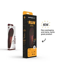 Superfeet Men's Adapt Run Flexible Shoe Inserts & Athletic Running Insoles, Tandori Spice, 5.5-7 Men / 6.5-8 Women