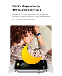 Ruxing Smart Ultra-thin 1.85" Hd Smart Watches Outdoor sports multifunctional With Bluetooth Call, Health Monitoring, IP67 for Women Men