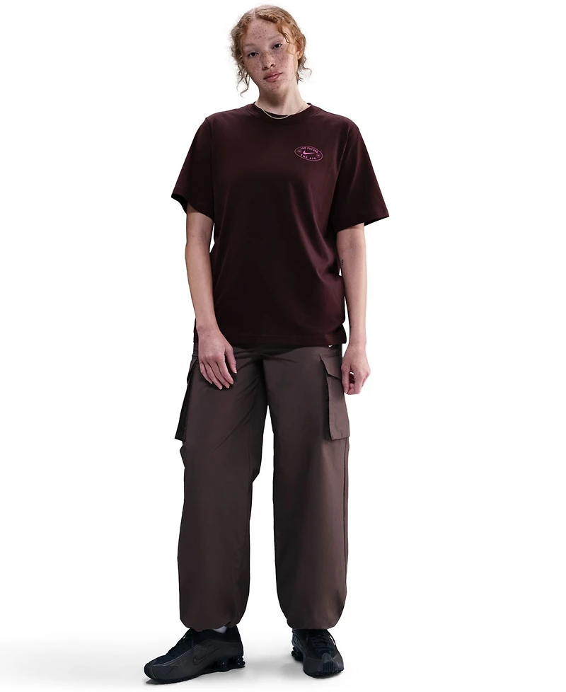 Nike Women's Ribbed Collar Loose T-Shirt