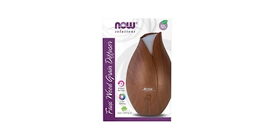 Now Foods Ultrasonic Faux Wood Grain Diffuser, 1 Count