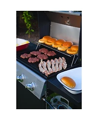 Grill Boss 27,000 Btu 3 Burner Propane Gas Grill w/Wheels, Cover, & Side Shelves