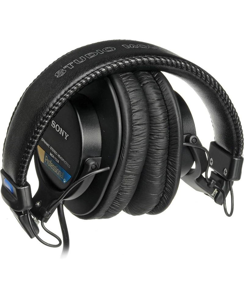 Sony Mdr-7506 Professional Folding Headphones, Bundle with Remote Audio Ear Pads for Sony Mdr-7506 Headphones, Pair