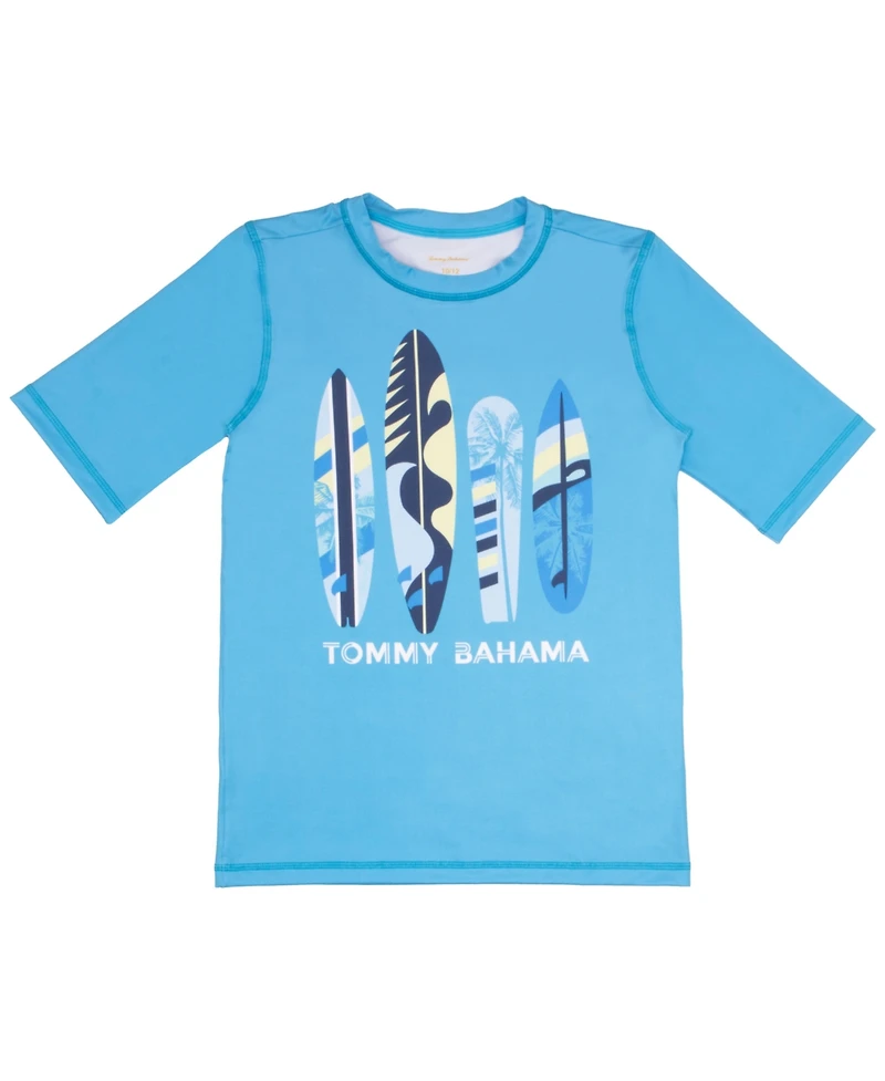 Tommy Bahama Boys Rash Guard and Swim Trunks 2-Piece Swimsuit Set