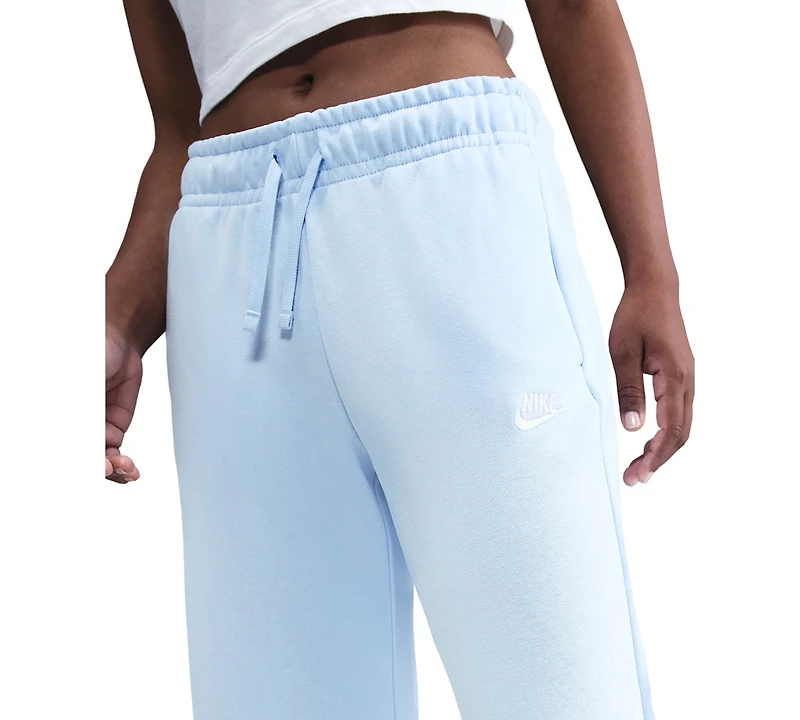 Nike Women's Sportswear Club Fleece Mid-Rise Wide-Leg Sweatpants