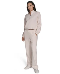 Calvin Klein Women's Performance Half-Zip Pull-On Sweatshirt