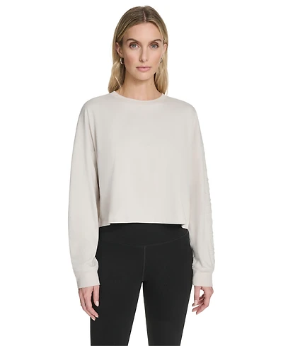 Calvin Klein Performance Women's Logo Cropped Long-Sleeve