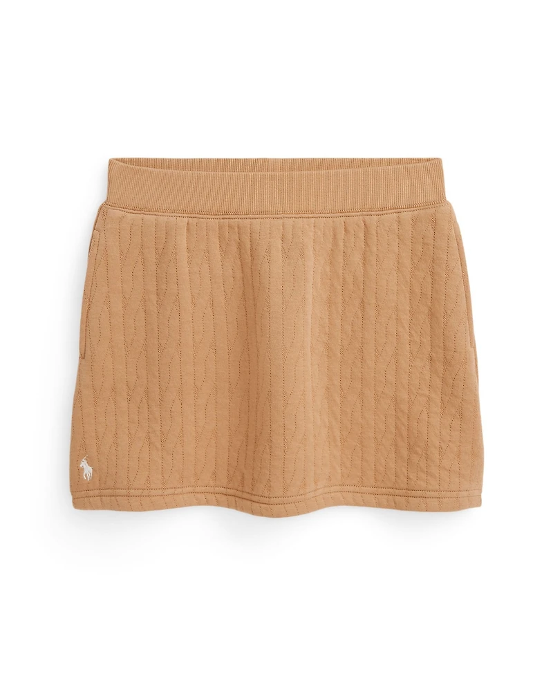Polo Ralph Lauren Girls 7-16 Quilted Cable-Motif Skirt