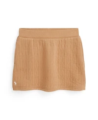 Polo Ralph Lauren Girls 7-16 Quilted Cable-Motif Skirt