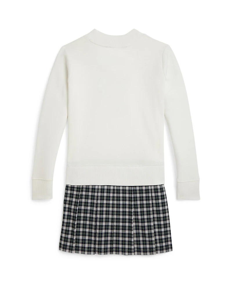 Polo Ralph Lauren Girls 7-16 Letterman Sweatshirt Dress