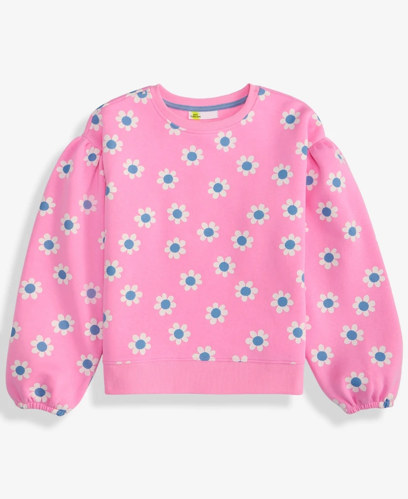 Epic Threads Girls 5-20 Floral-Print Sweatshirt, Macy's Exclusive