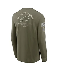 Nike Men's Olive Buffalo Bills 2025 Salute to Service Long Sleeve T-Shirt