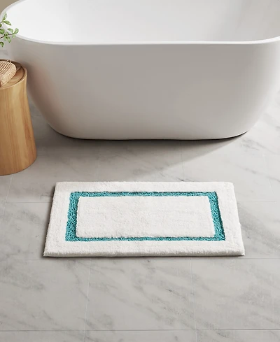 Madison Park Roan Border Tufted Bath Rug, 20" x 32"