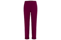 Olsen Women's Lisa Fit Straight Leg Cropped Cord Trouser