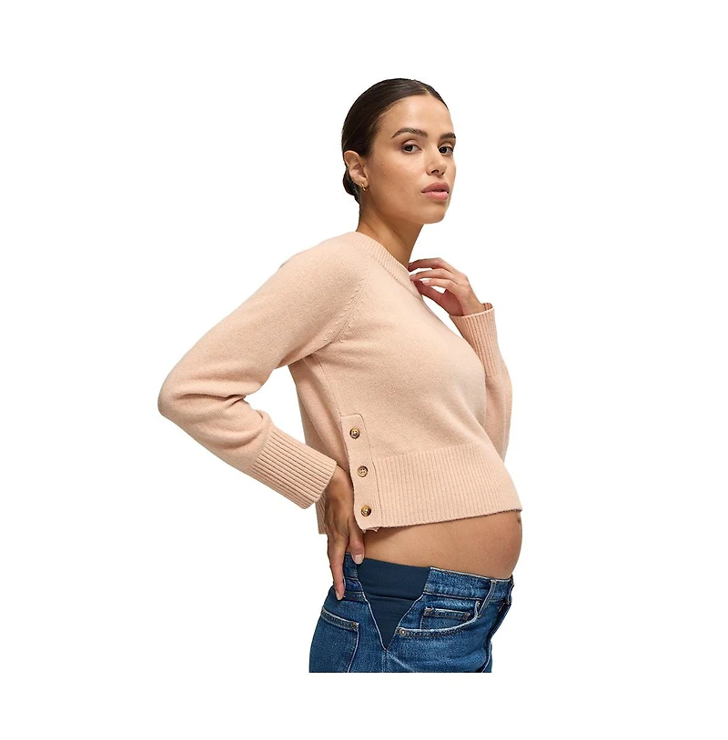 Ingrid + Isabel Maternity Ingrid + Isabel Mock Neck Sweater