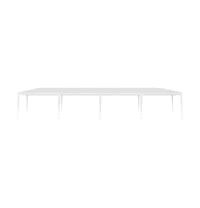 vidaXL Party tent White Pe roof Large Collapsible Party tent