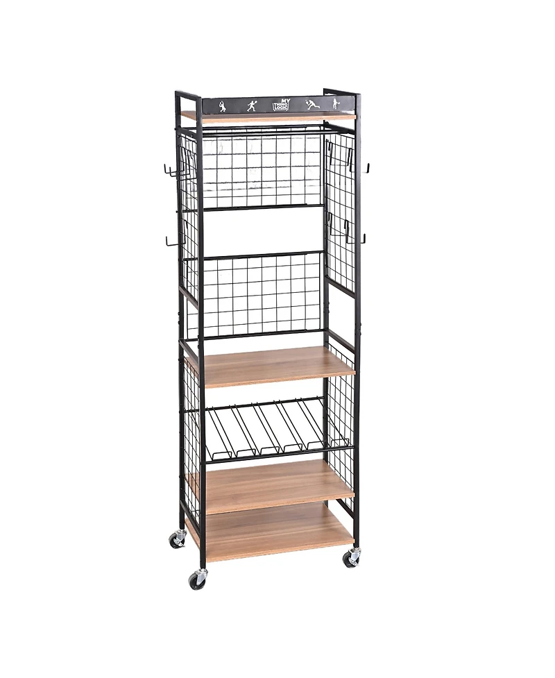 Weight Rack for Dumbbells & Kettlebells
