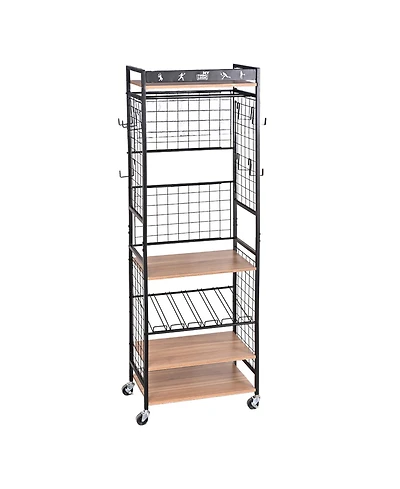 Weight Rack for Dumbbells & Kettlebells