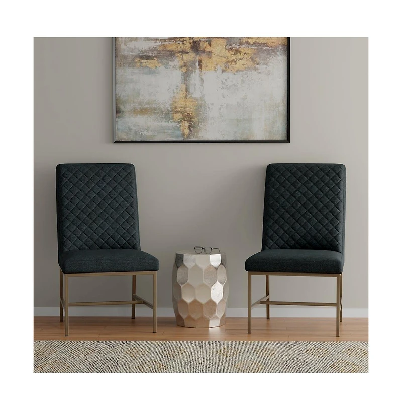 Parker House Furniture Diamond - Elise Navy Dining Chair Two Pack