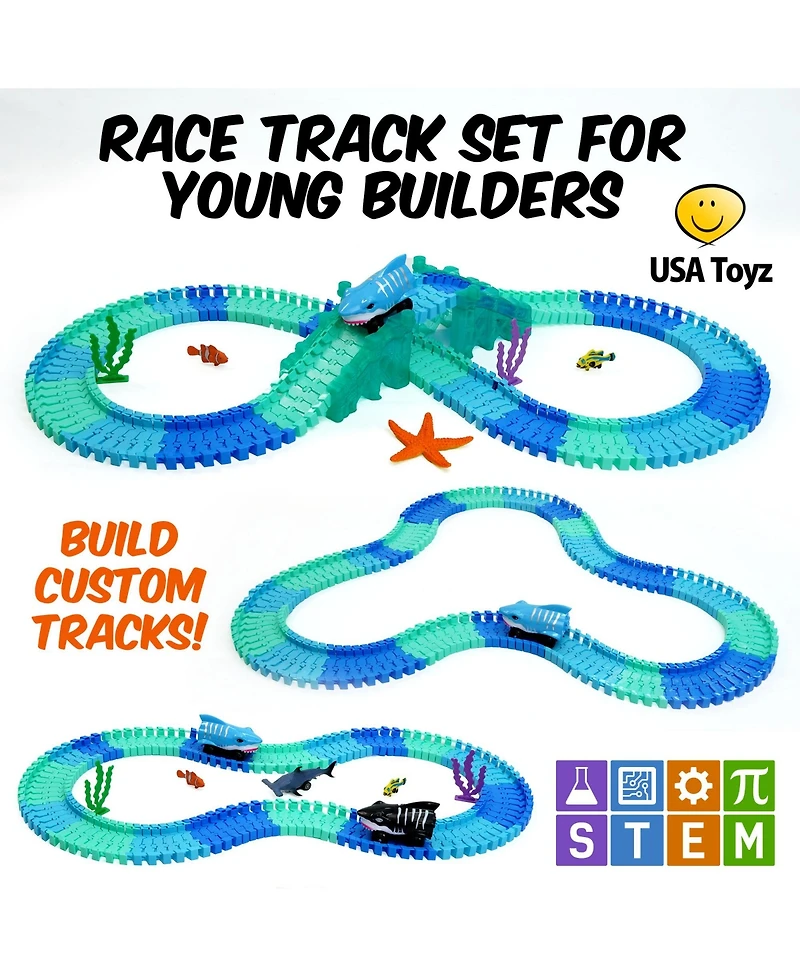 Usa Toyz Ocean Race Tracks for Kids- 265p