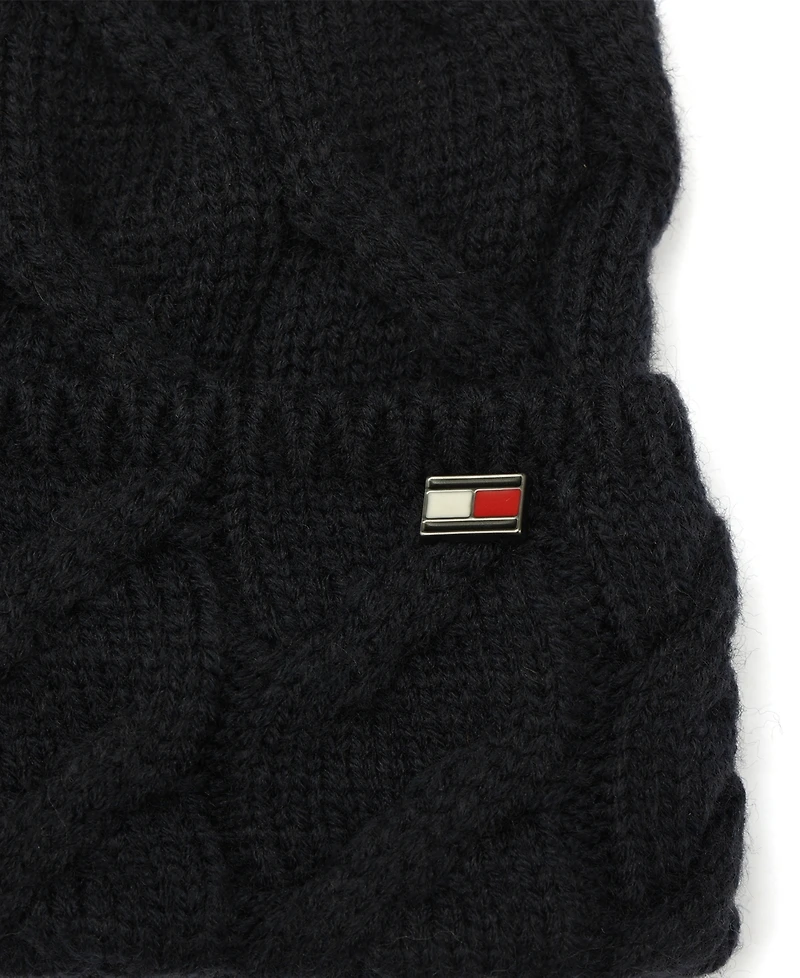 Tommy Hilfiger Men's Wide Cable Cuff Hat