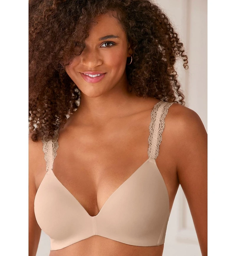 Lascana Women's Lace Strap Push Up Bra